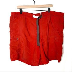 Columbia swim trunks in deep red color size XL B118
